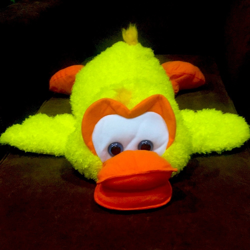 Cuddly 27" Yellow Plush Duck - Soft & Adorable!